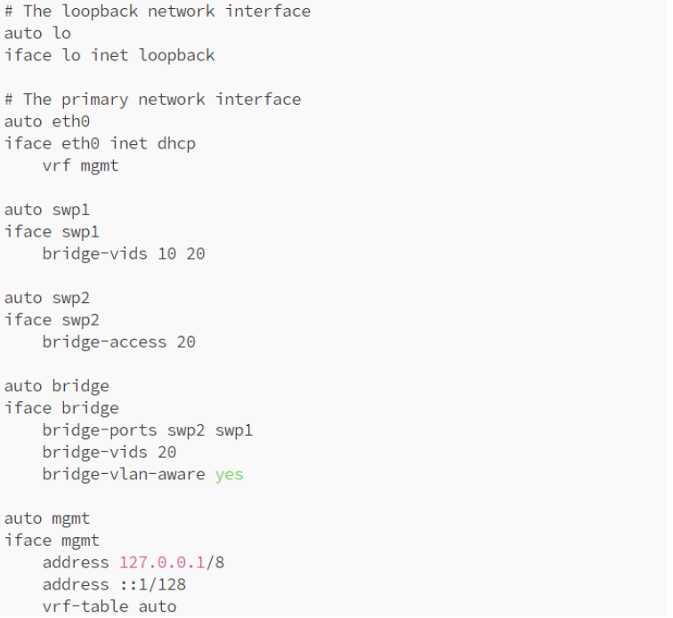Switch 3 Config